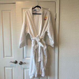 Terrycloth White Bathrobe